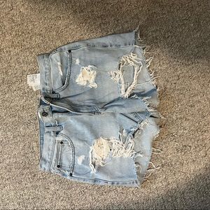 Abercrombie curve love jean shorts